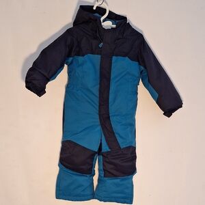L.L. Bean Teal and Navy Snowsuit